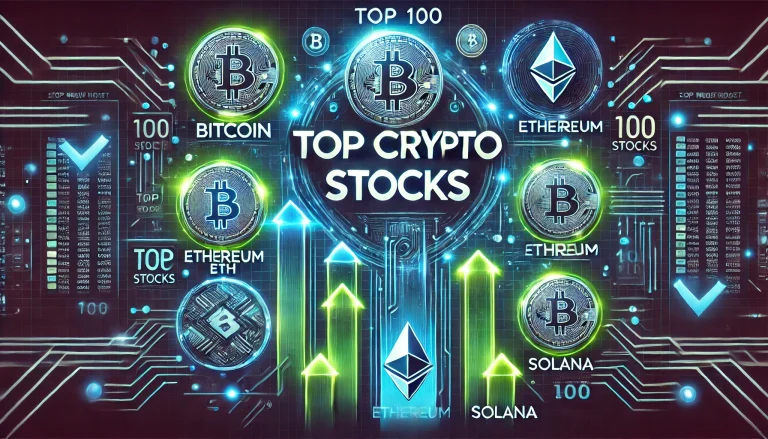 Die Top 100 Aktienunternehmen mit Bezug zu Kryptowährungen im Jahr 2024