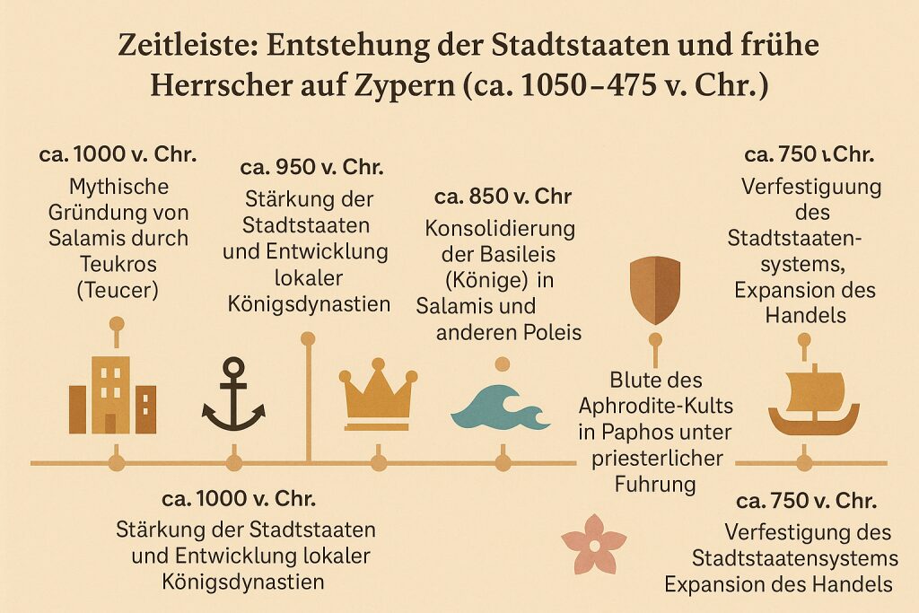 Entstehung der Stadtstaaten auf Zypern