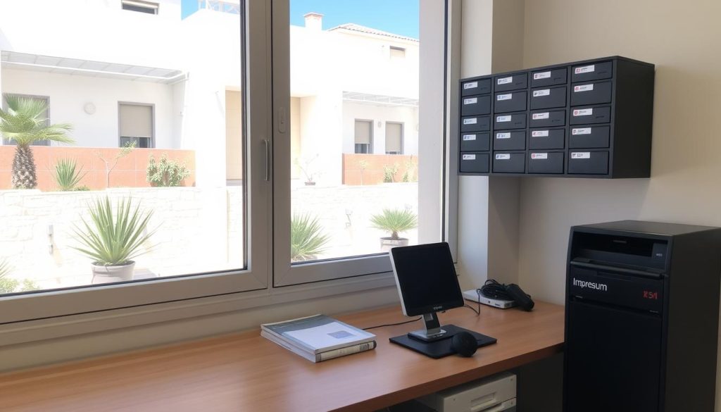 Büro in Paphos Zypern wo der Impressum Mieten Service angeboten wird