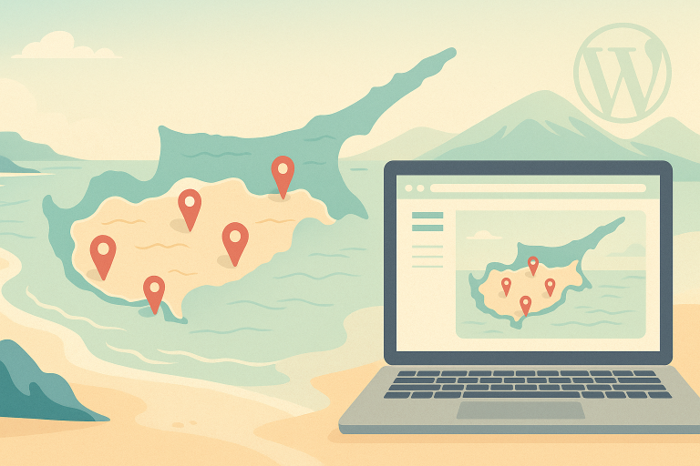 Interaktive Zypern-Karte für Airbnb-Gäste – persönlich, praktisch, perfekt zum Planen