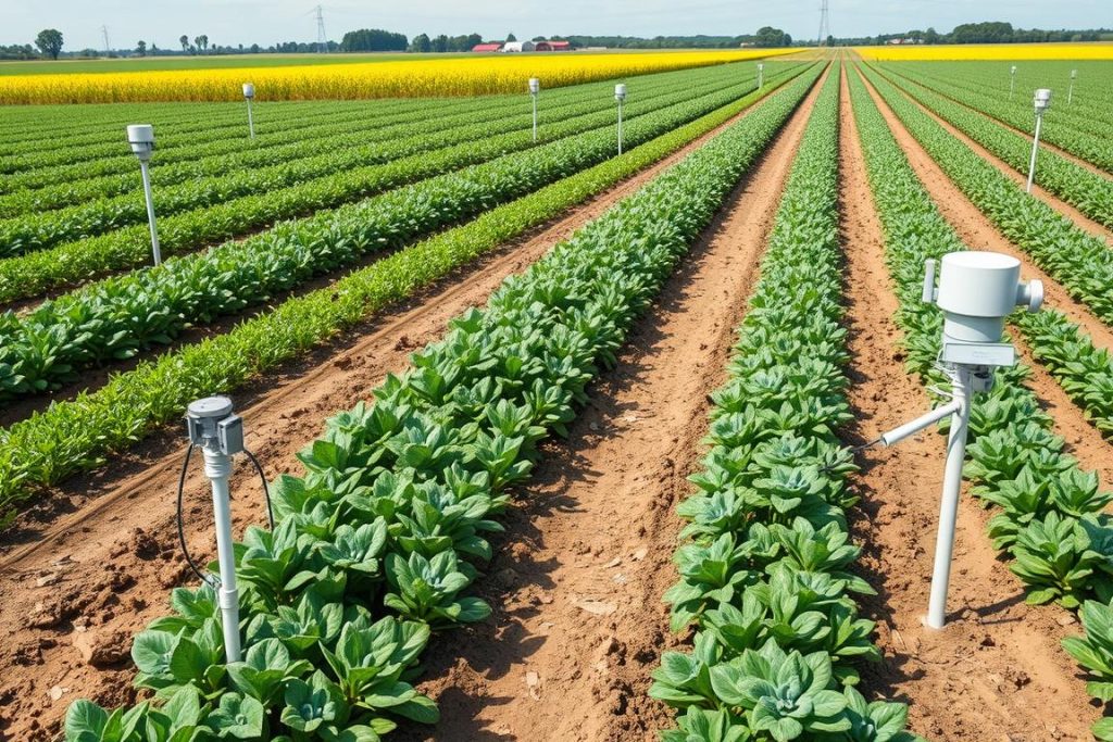 Landwirtschaftliches DePIN-System mit IoT-gesteuerten Bewässerungssystemen Landwirtschaftliches DePIN-System mit IoT-gesteuerten Bewässerungssystemen