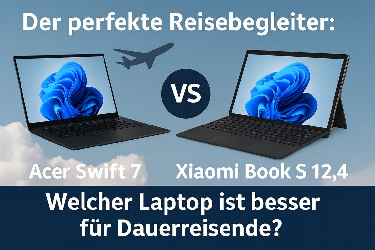 Der perfekte Reisebegleiter: Acer Swift 7 vs. Xiaomi Book S 12.4 – Welcher Laptop ist besser für Dauerreisende?