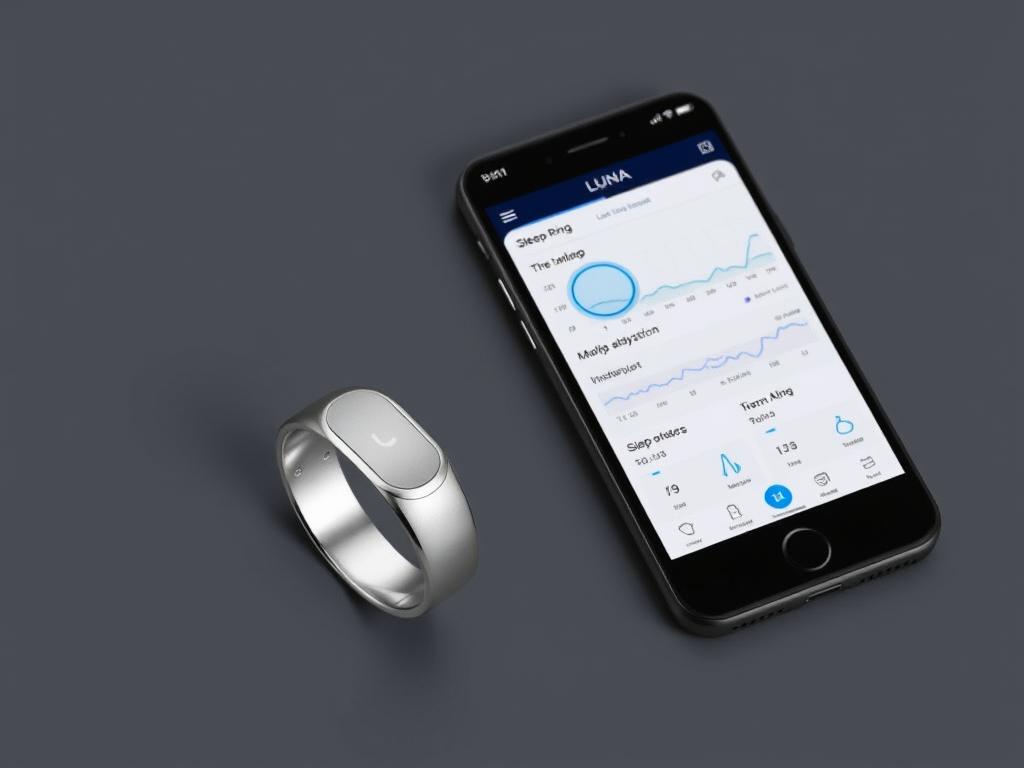 Luna Ring mit Schlafanalyse-App im Smart Ring Test 2025 Luna Ring mit Schlafanalyse-App im Smart Ring Test 2025