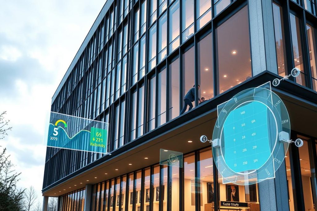 Tokenisiertes Bürogebäude mit IoT-Sensoren und Echtzeit-Datenerfassung Tokenisiertes Bürogebäude mit IoT-Sensoren und Echtzeit-Datenerfassung