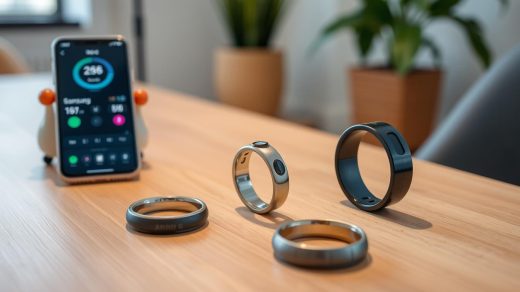 Verschiedene Smart Rings im Vergleich für den Smart Ring Test 2025