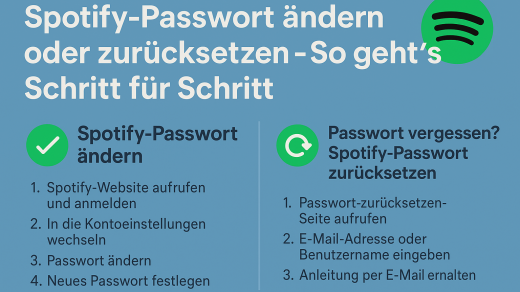 spotify passwort ändern