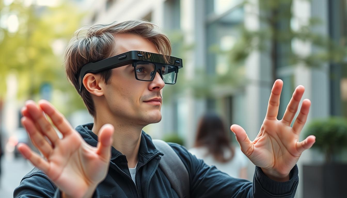 Person trägt moderne AI Smart Glasses im Alltag - AI Smart Glasses Test 2025