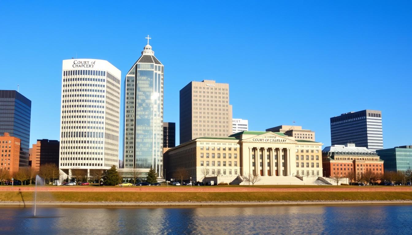 Skyline von Wilmington, Delaware - Idealer Standort für Ihre Firma gründen in Delaware