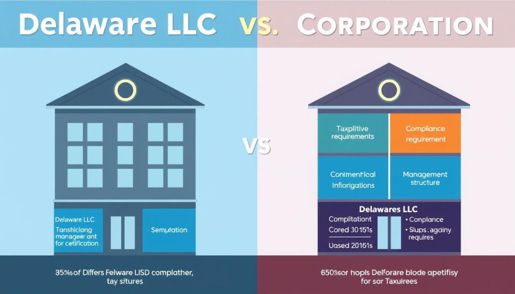 Vergleich zwischen LLC und Corporation in Delaware - Entscheidungshilfe für Firma gründen in Delaware Vergleich zwischen LLC und Corporation in Delaware - Entscheidungshilfe für Firma gründen in Delaware