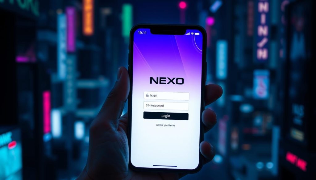 NEXO Konto eröffnen Anmeldung