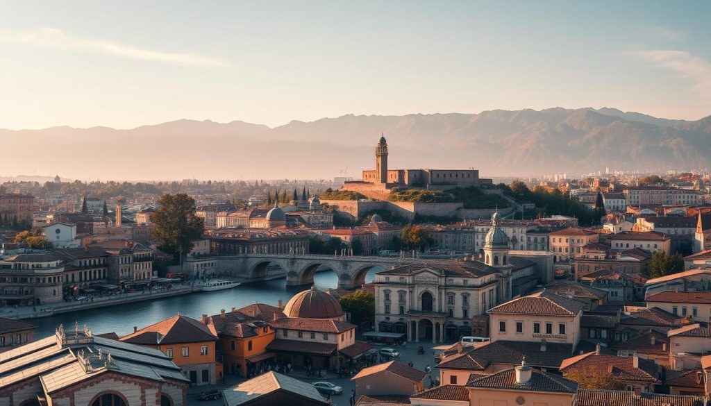 Skopje Stadtbild