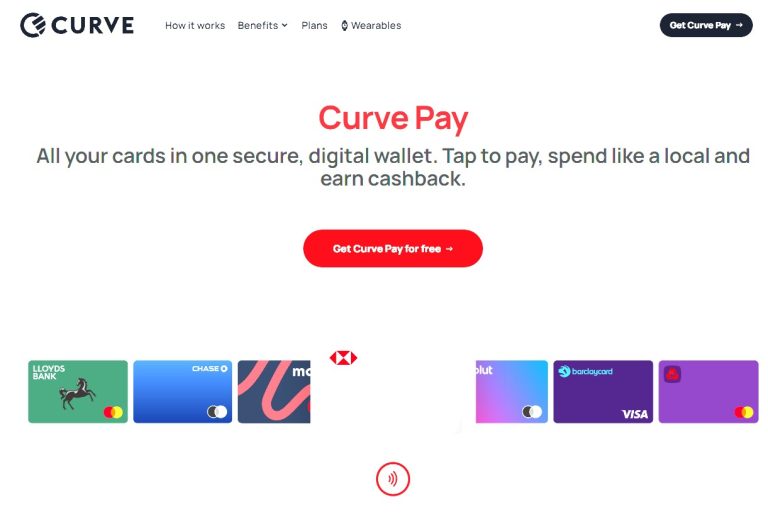 Curve — Karte & App, bündelt mehrere Karten, bietet FX-Vorteile; praktisch für Reisende, da bestehende Karten weiterverwendet werden.