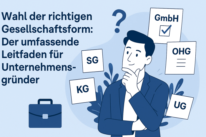 Wahl der richtigen Gesellschaftsform: Der umfassende Leitfaden für Unternehmensgründer