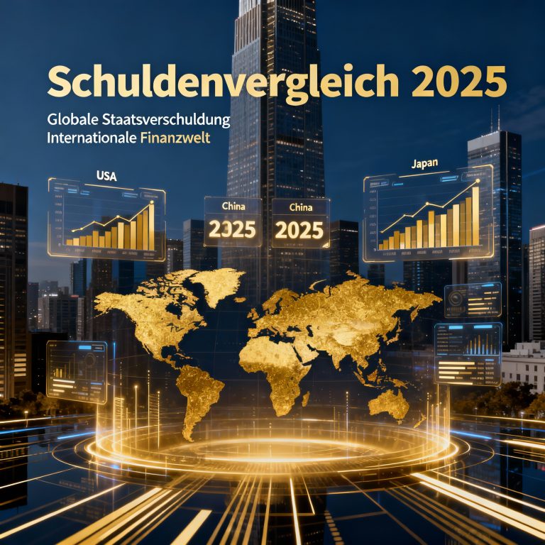 Staatsverschuldung 2025: Die Rangliste der Länder mit den höchsten Staatsschulden weltweit