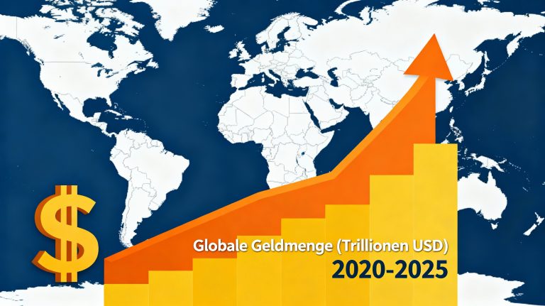 Weltweite Geldmenge: 142 Billionen Dollar als Wendepunkt