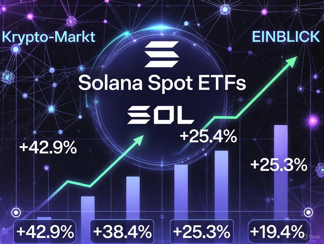 Solana Spot-ETFs im Boom: 568 Millionen Dollar Zuflüsse seit dem Start – Der nächste Schub für Krypto-Diversifikation 1 solana spot etf