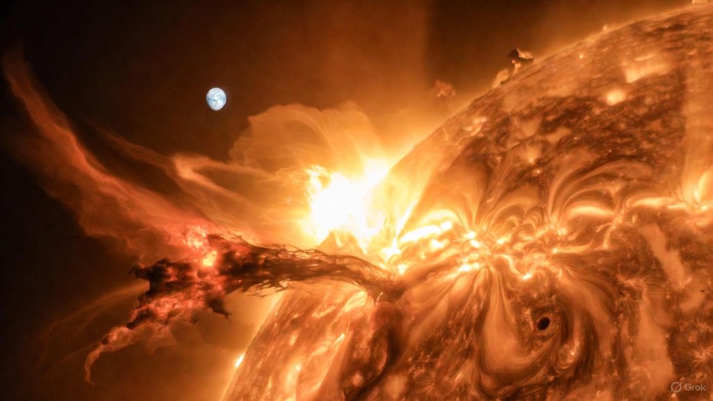 Auf der Sonne spielt sich derzeit ein außergewöhnliches Schauspiel ab