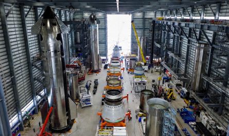 SpaceX Gigabay: Fabrik