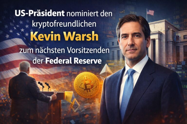 US-Präsident nominiert den kryptofreundlichen Kevin Warsh zum nächsten Vorsitzenden der Federal Reserve
