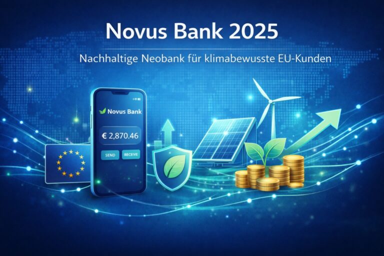Novus Bank 2025: Nachhaltige Neobank für klimabewusste EU-Kunden