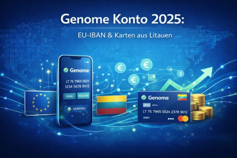 Genome Konto 2025: EU‑IBAN & Karten aus Litauen