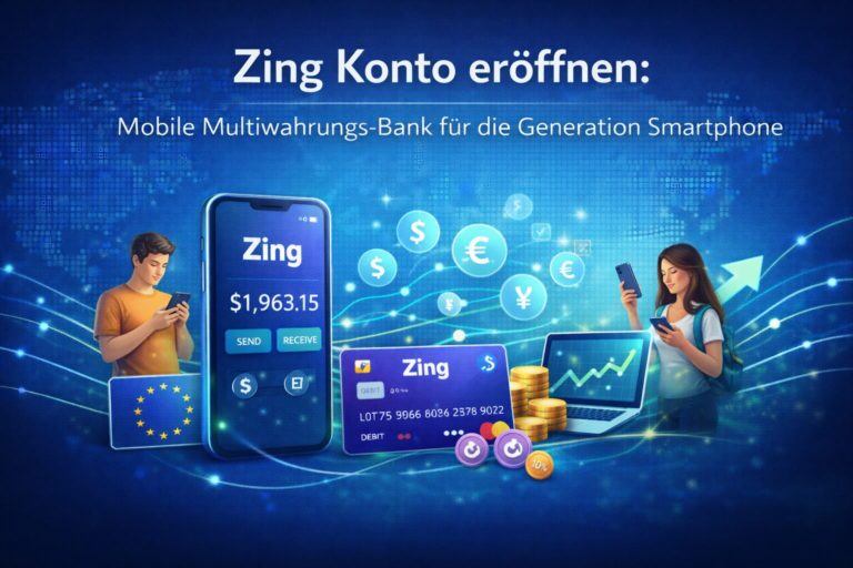Zing Konto eröffnen: Mobile Multiwährungs-Bank für die Generation Smartphone