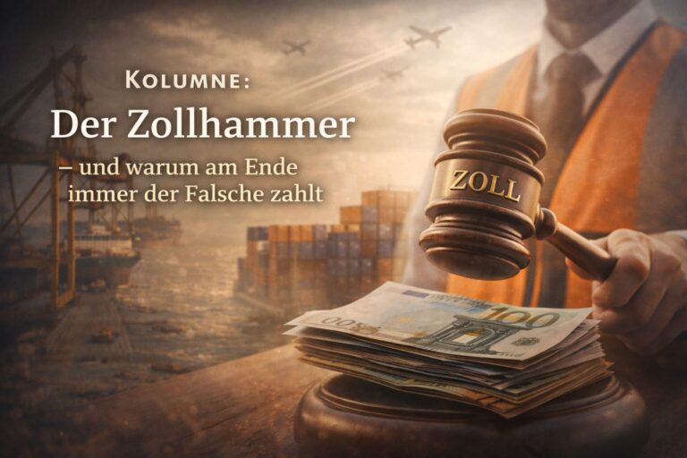 Der Zollhammer – und warum am Ende immer der Falsche zahlt