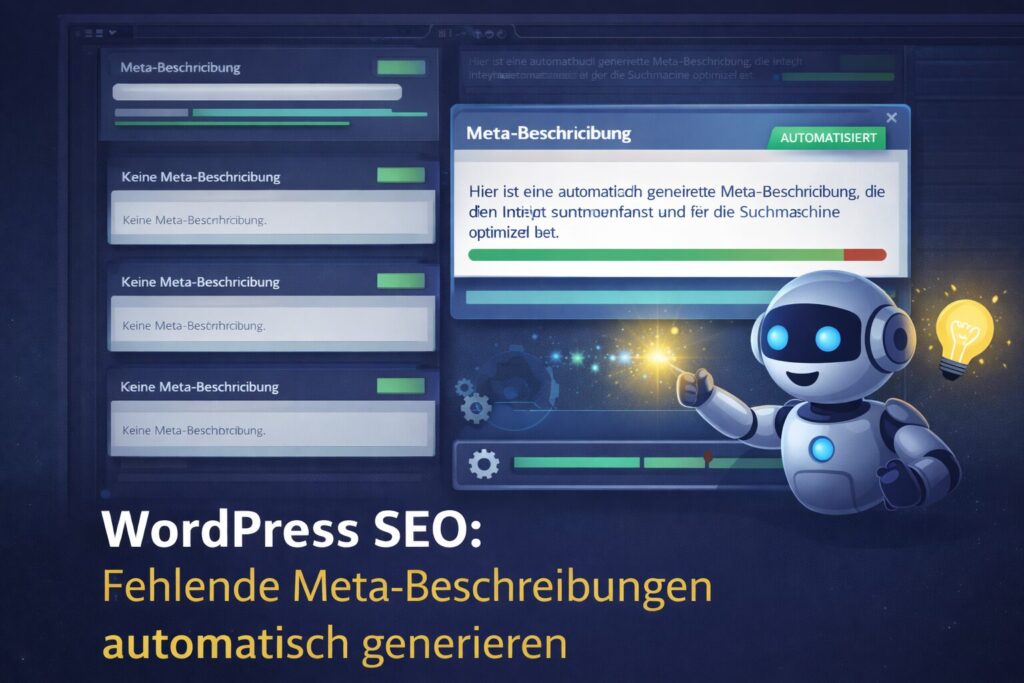 WordPress SEO: Fehlende Meta-Beschreibungen automatisch generieren