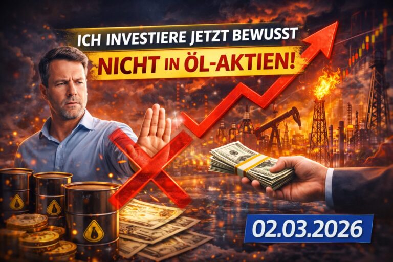 Ich investiere jetzt bewusst nicht in Öl‑Aktien, obwohl die Schlagzeilen etwas anderes schreien.