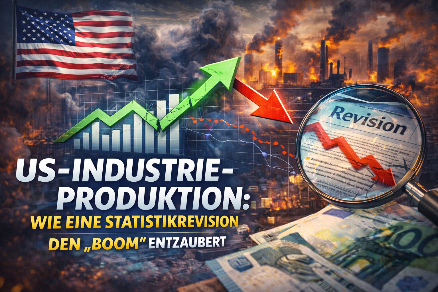 US Industrieproduktion: Wie eine Statistikrevision den &bdquo;Boom&ldquo; entzaubert