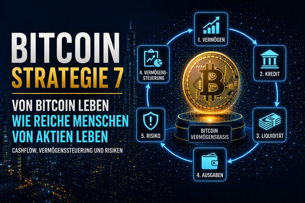 Bitcoin Strategie 7. Von Bitcoin leben wie reiche Menschen von Aktien leben: