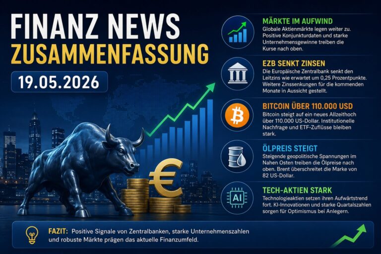 Finanz News Zusammenfassung 19.05.2026