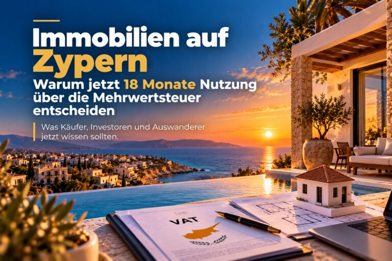 Immobilien auf Zypern: Warum jetzt 18 Monate Nutzung &uuml;ber die Mehrwertsteuer entscheiden