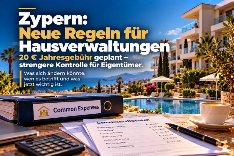 Zypern reformiert Hausverwaltungen: Neue Geb&uuml;hren und strengere Regeln f&uuml;r Eigent&uuml;mer