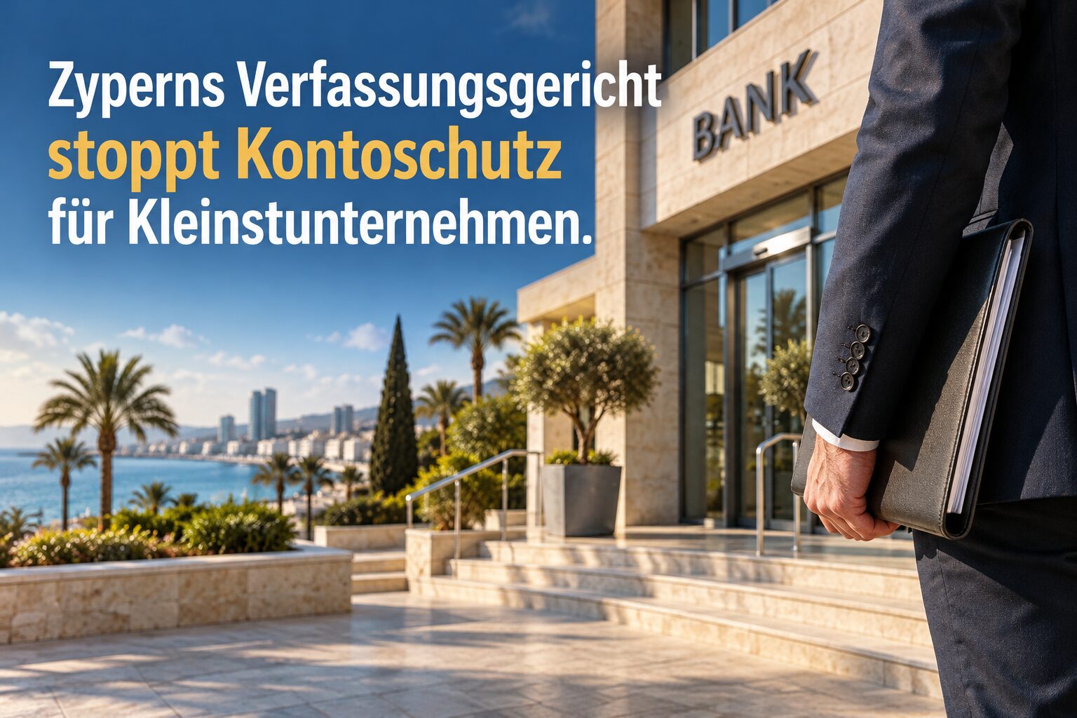 Zyperns Verfassungsgericht stoppt Kontoschutz f&uuml;r Kleinstunternehmen
